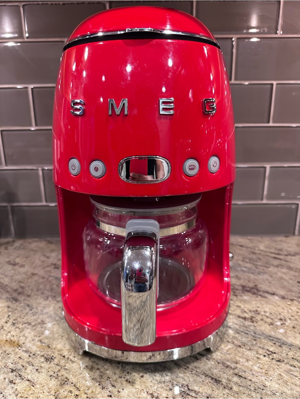HOME ▪️SMEG Red Retro Drip 10 Cup Coffee Maker
